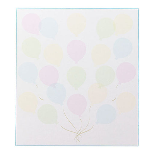 33211006 カラー色紙 半透明シール付 風船柄 デザインフィル 4902805332118（10セット）