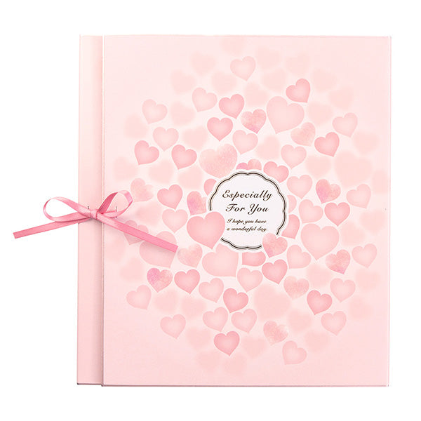 33224006 たくさん書けるミドリ カラー色紙 三つ折りリボン ハート柄デザインフィルIAZ02GE デザインフィル 4902805332248（3セット）