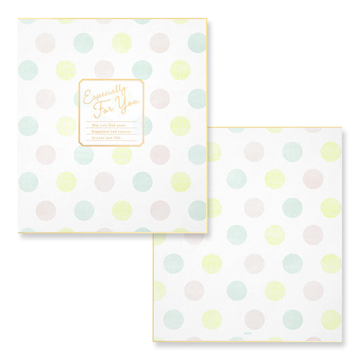 33247006 ミドリ カラー色紙二つ折 ドット 33247 デザインフィル 4902805332477（3セット）