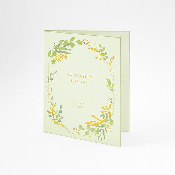 OS カラー色紙S二つ折シルク 33264 ミドリ 33264006（5セット）