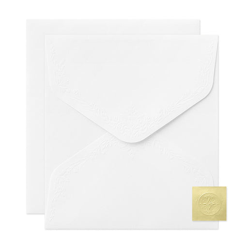 ミドリ カラー色紙包み白Ａ 33290006　4902805332903（10セット）