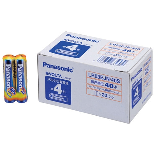 Panasonic エボルタ乾電池 単4 40本 LR03EJN40S 4984824832589