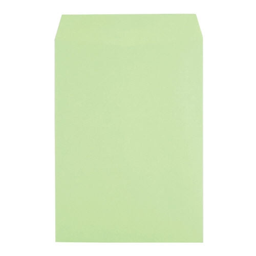 イムラ カラークラフト封筒 角2 K2S-429 鶯 500枚 4948499009233