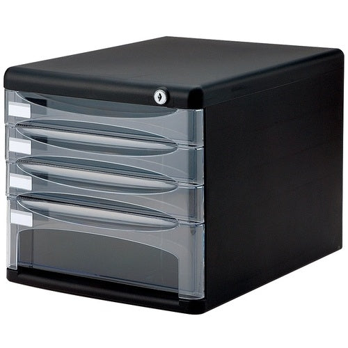 ナカバヤシ デスクトップ４段 A4-SK4D ブラック 4902205972365