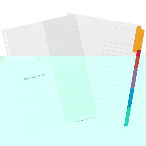 Maruman laminate tab index LT5005 B5