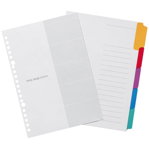 Maruman laminate tab index LT6005 A5