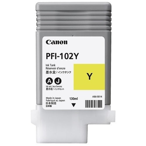 Canon ink cartridge PFI-102Y yellow