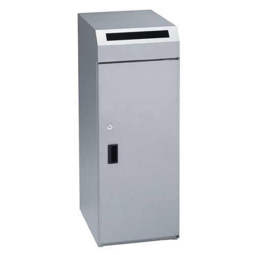 PLUS（プラス）オフィス家具 機密書類回収ボックス KIM-S-3 シルバー　4976511136025