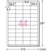 A-One Label Sticker Address Sticker [Can also be used as a printer] A4 44 sides with margins on all sides 22 sheets [A-One]