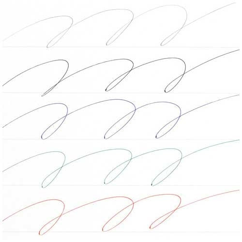 MITSUBISHI PENCIL jet four colors +S MSXE5 black