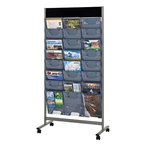 PLUS（プラス）オフィス家具 パンフレットスタンド DP-C308 3列8段　