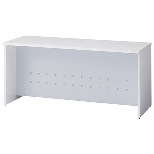 PLUS（プラス）オフィス家具 ローカウンター BF-15L W4/M4 シルバー　