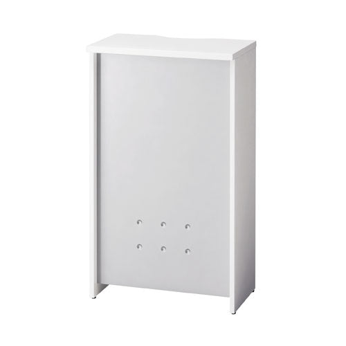 PLUS（プラス）オフィス家具 カウンター BF-06HI W1/M4 シルバー　