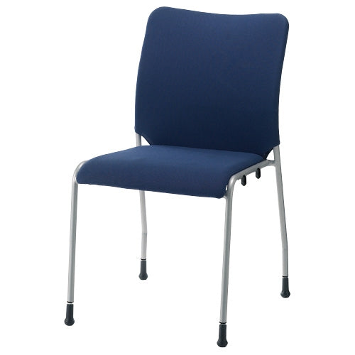 PLUS（プラス）オフィス家具 会議イス GK-31R ネイビー 肘無　