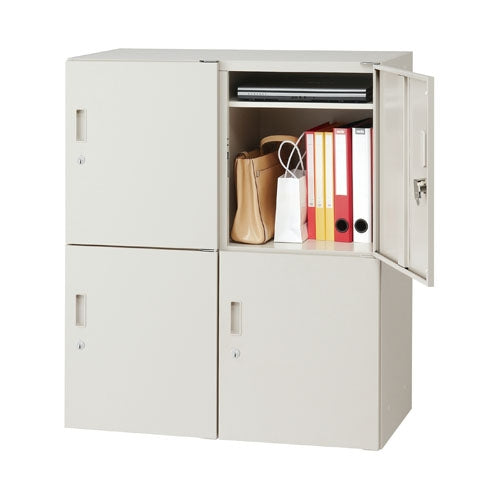 PLUS（プラス）オフィス家具 スタックキャビ ロッカー4人用 FL-G11　