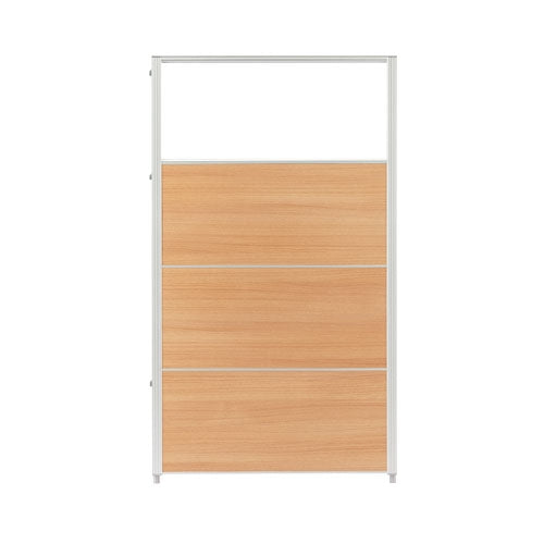 PLUS（プラス）オフィス家具 CPパネル CP-UGA1509M N H1578mm上面クリア　4942646170852