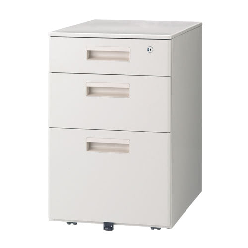 PLUS（プラス）オフィス家具 キャビネット3段 GT-463SCR WG　