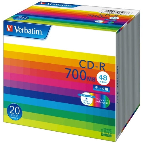 Mitsubishi Kagaku Media CD-R [700MB] SR80SP20V1 20 pieces
