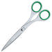 Positive stainless steel scissors NO. 165L green left-handed person