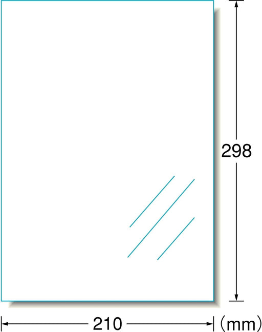 エーワン UVカット透明カバーフィルム 空気が抜けるタイプ A4 6枚 35045（10セット）