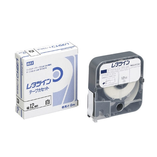 マックス レタツインテープ LM-TP312W 白 12mm×12m 4902870024536