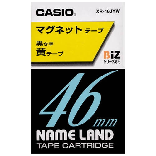 It is lindera 46mm in CASIO COMPUTER Co., Ltd. magnet tape XR-46JYW yellow