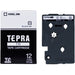 King Jim Tepra TR Tape TC12S Huruf hitam pada putih 12mm 4971660751907