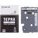 King Jim Tepra TR Tape TC6S Black letters on white 6mm
