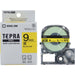 It is lindera 9mm in キングジムテプラ PRO tape SC9Y yellow