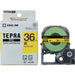 It is lindera 36mm in キングジムテプラ PRO tape SC36Y yellow