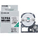 King Jim PRO Tape Papiretiket SP18K Hvid med sorte bogstaver 18mm