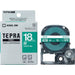 It is Chinese classics character 18mm in キングジムテプラ PRO tape SD18G green