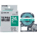 It is Chinese classics character 24mm in キングジムテプラ PRO tape SD24G green