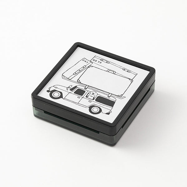 35391006 OS スタンプ 浸透印 お出かけ 35391 デザインフィル 4902805353915（2セット）