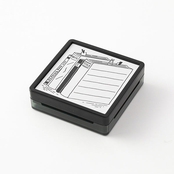 OS スタンプ 浸透印 本 35395 ミドリ 35395006（2セット）