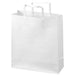 Smart Value Carrying Bags Flat String White Small 50 Pieces B291J-W