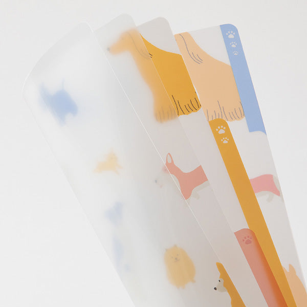 OS 3PクリアホルダーA4 イヌ 35480 ミドリ 35480006（10セット）