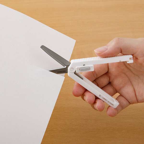 ミドリ ＸＳコンパクトハサミ白Ａ 35536006　4902805355360（5セット）