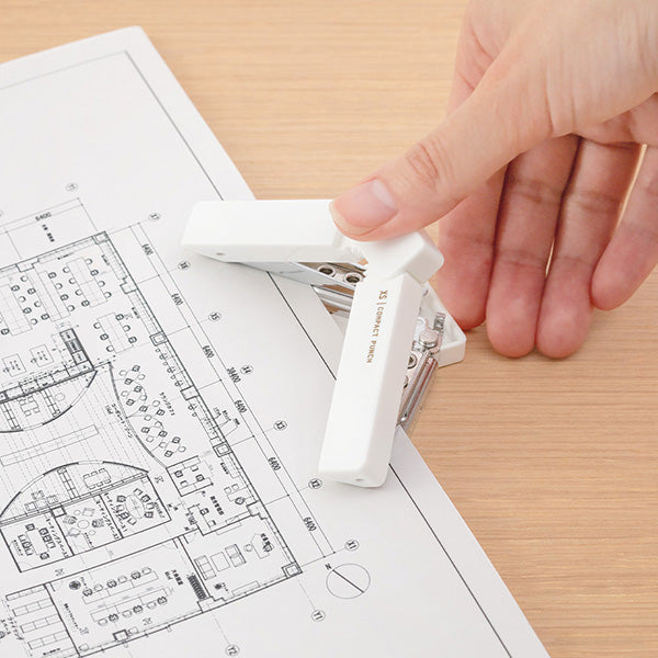 ミドリ ＸＳコンパクトパンチ白Ａ 35545006　4902805355452（5セット）