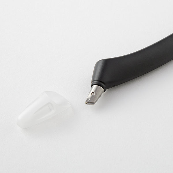 ミドリ 一枚切り抜きカッター黒 35554006　4902805355544（5セット）