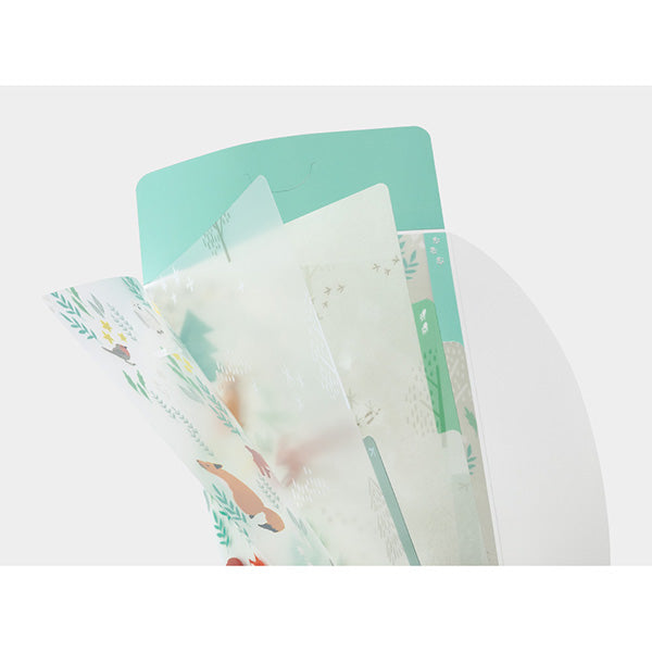 ミドリ ３ポケットクリアホルダー＜Ａ５スリム＞フ 35561006　4902805355612（5セット）