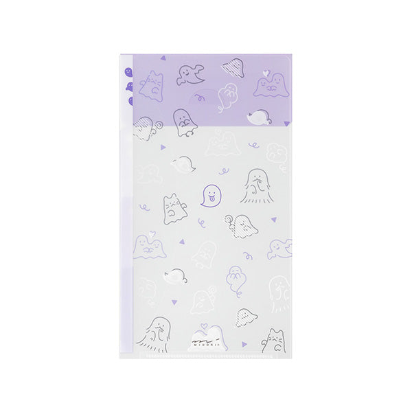 ミドリ ３ポケットクリアホルダー＜Ａ５スリム＞フ 35563006　4902805355636（5セット）