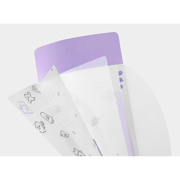 ミドリ ３ポケットクリアホルダー＜Ａ５スリム＞フ 35563006　4902805355636（5セット）