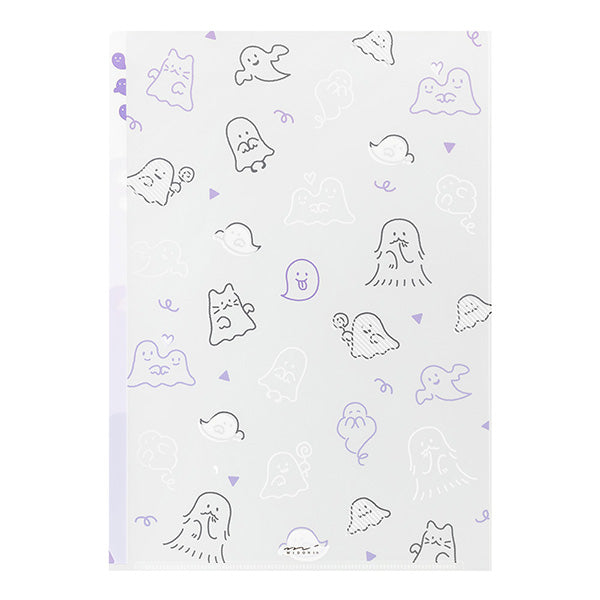 ミドリ ３ポケットクリアホルダー＜Ａ４＞お 35573006　4902805355735（10セット）