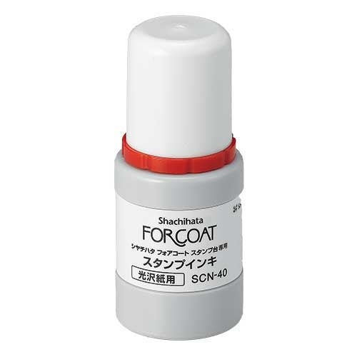 シヤチハタ フォアコートインキ SCN-40-R 赤 4974052564024