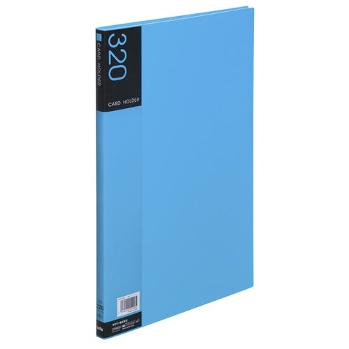 Sekisei Business Card Holder NPP-320 A4 14mm Light Blue 4974214154995