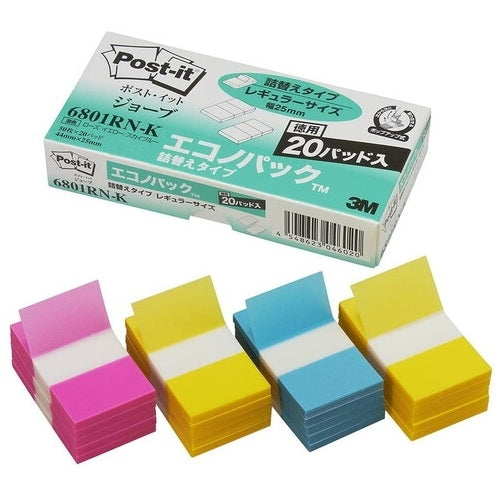 3M Japan Post-it 6801RN-K flag 詰換 regular