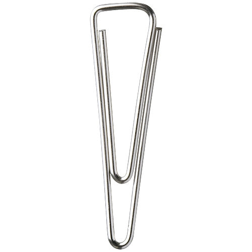 Smart Value V-förmige Edelsteinklammer, Silber, groß, 500 Stück, B500J-L