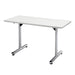 PLUS（プラス）オフィス家具 テーブル KS-1260 W ホワイト　