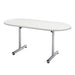 PLUS（プラス）オフィス家具 テーブル KS-D1575 W ホワイト　
